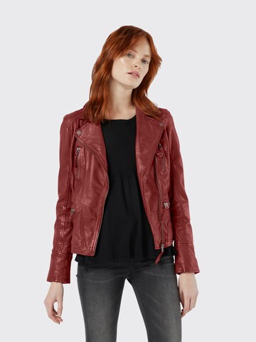 OAKWOOD Biker-Lederjacke in Rot: predná strana