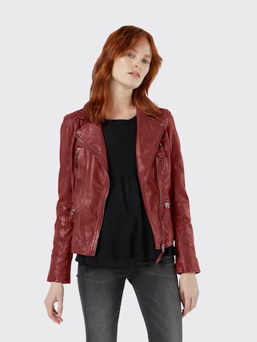 OAKWOOD Biker-Lederjacke in Rot: predná strana