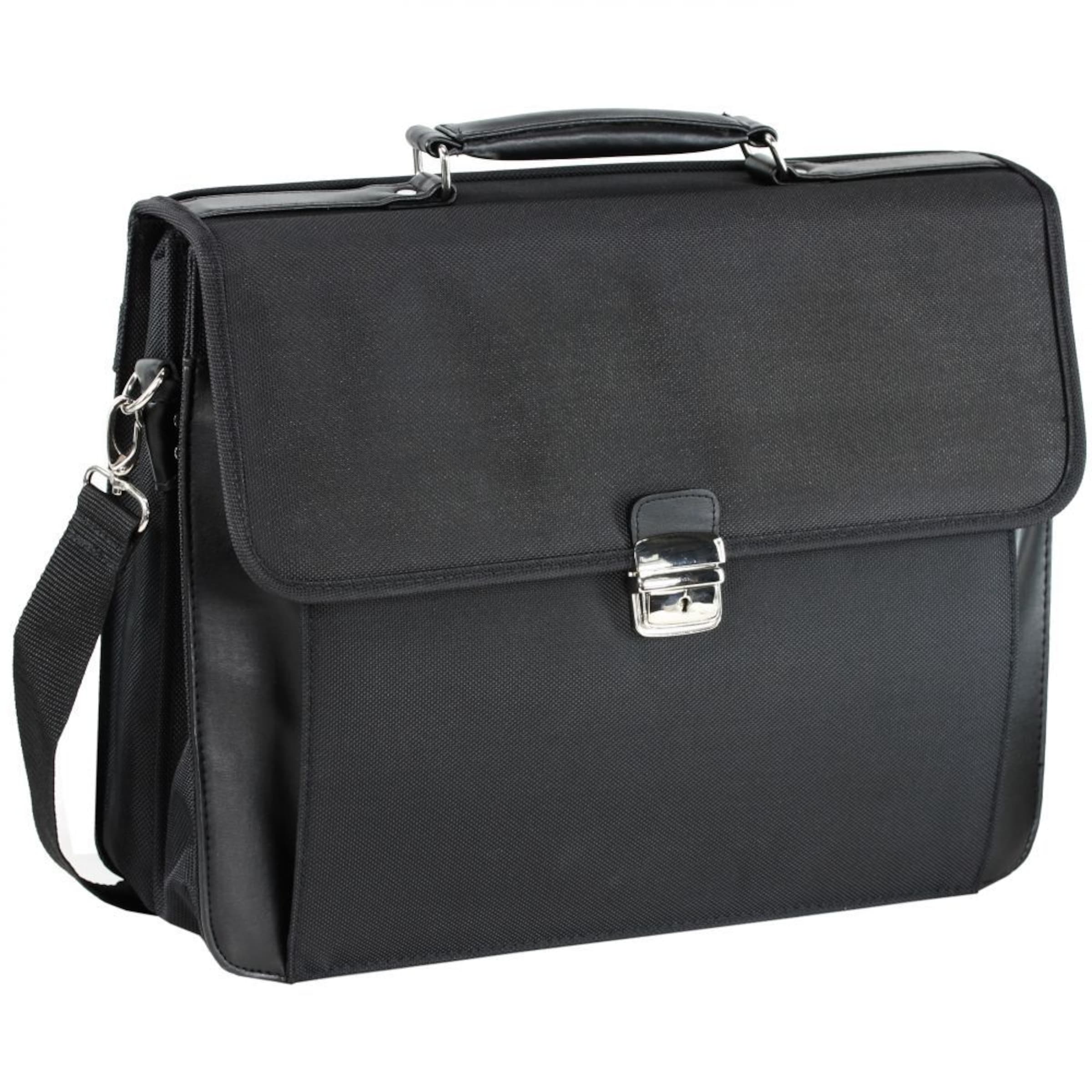D&N Document bag in Black: front