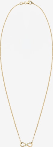 Elli DIAMONDS Necklace 'Infinity' in Gold: front