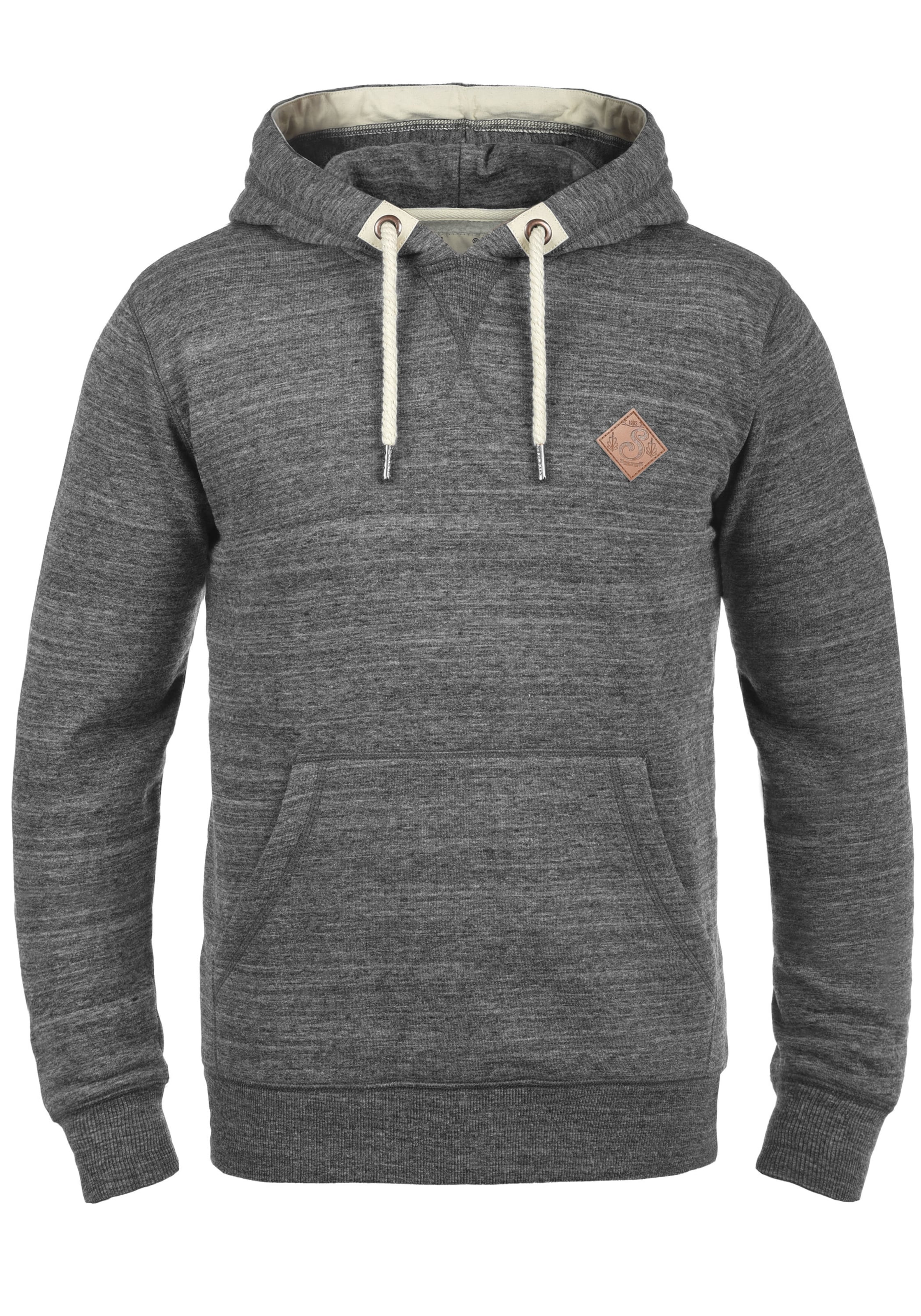 !Solid Sweatshirt 'Kevin' in Grijs: voorkant