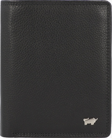 Braun Büffel Wallet 'Golf 2.0' in Black: front
