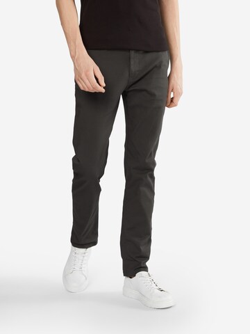 DICKIES Слим Брюки-чинос 'Kerman' в Серый: спереди