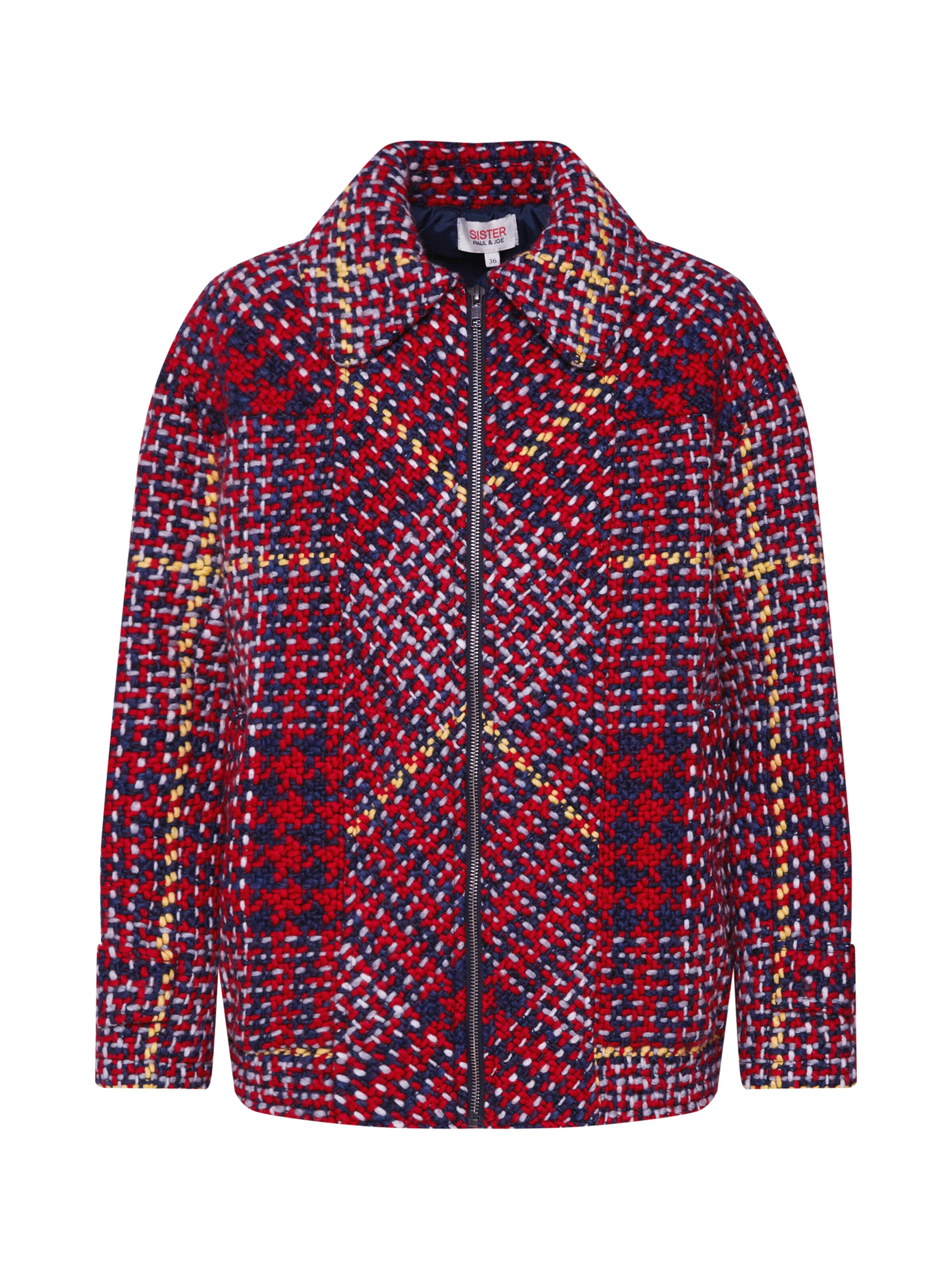 PAUL & JOE SISTER - Tussenjas in de kleur Rood