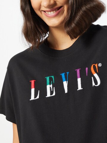 LEVI'S ® Μπλουζάκι 'Graphic Varsity Tee' σε μαύρο