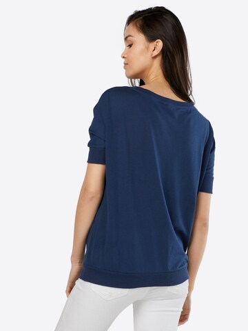 QS Shirt in Blauw: terug