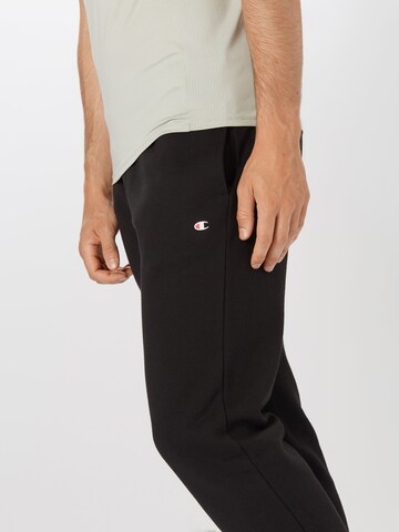 Tapered Pantaloni de la Champion Authentic Athletic Apparel pe negru