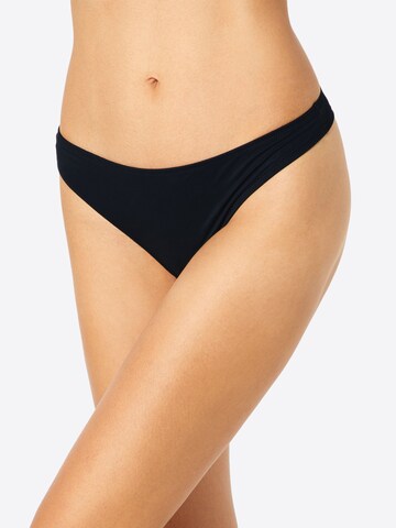 SCHIESSER Thong 'Invisible Lace' in Black: front