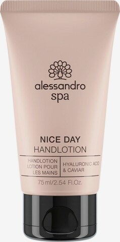 alessandro INTERNATIONAL Hand Cream 'Spa Nice Day' in Pink