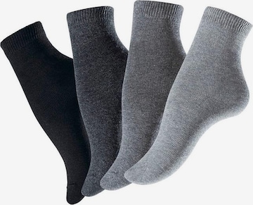 LAVANA Къси чорапи в сиво: отпред