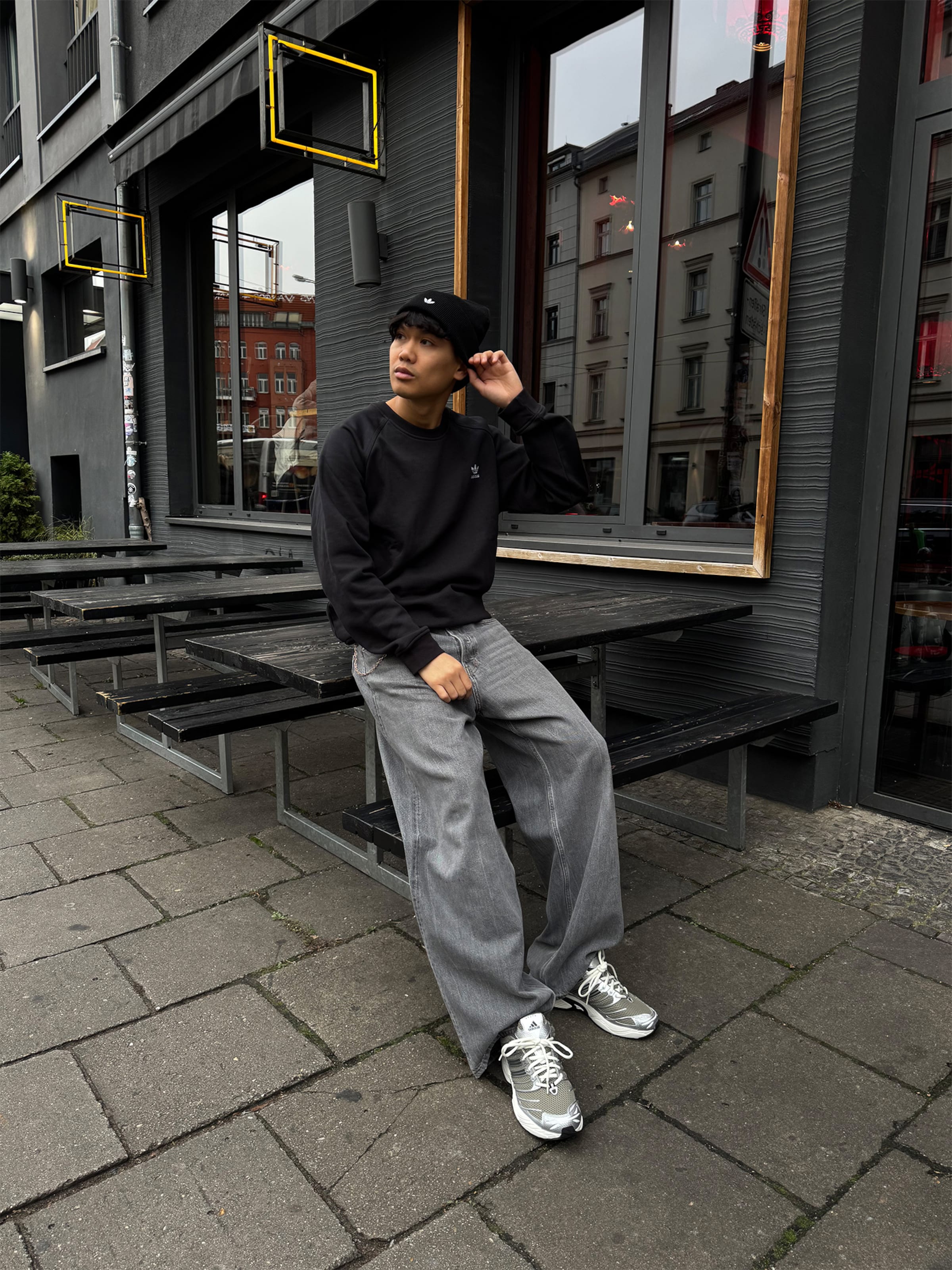 Omar - Grey Adistar Look by adidas Originals