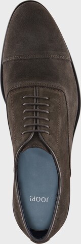 JOOP! Lace-Up Shoes 'Velluto Kleitos' in Brown