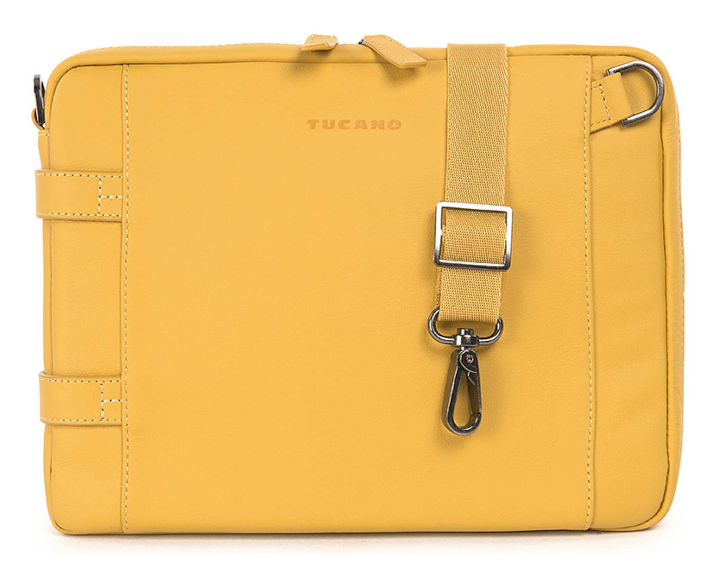 Borsa a tracolla di TUCANO in giallo: frontale
