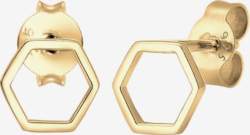 ELLI Ohrringe 'Geo' in Gold: predná strana