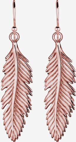 ELLI Earrings 'Feder' in Gold: front