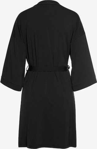 Robe de chambre LASCANA en noir