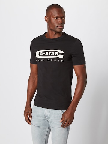 G-Star RAW Shirt 'Graphic 4' in Zwart