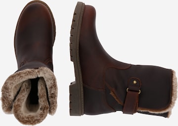 PANAMA JACK Snowboots 'Felia' in Bruin: zijkant