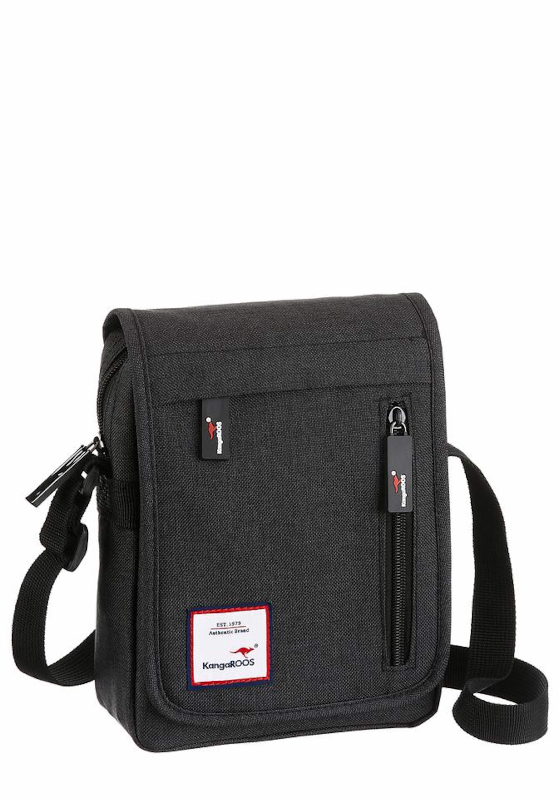 KangaROOS Crossbody Bag in Black: front