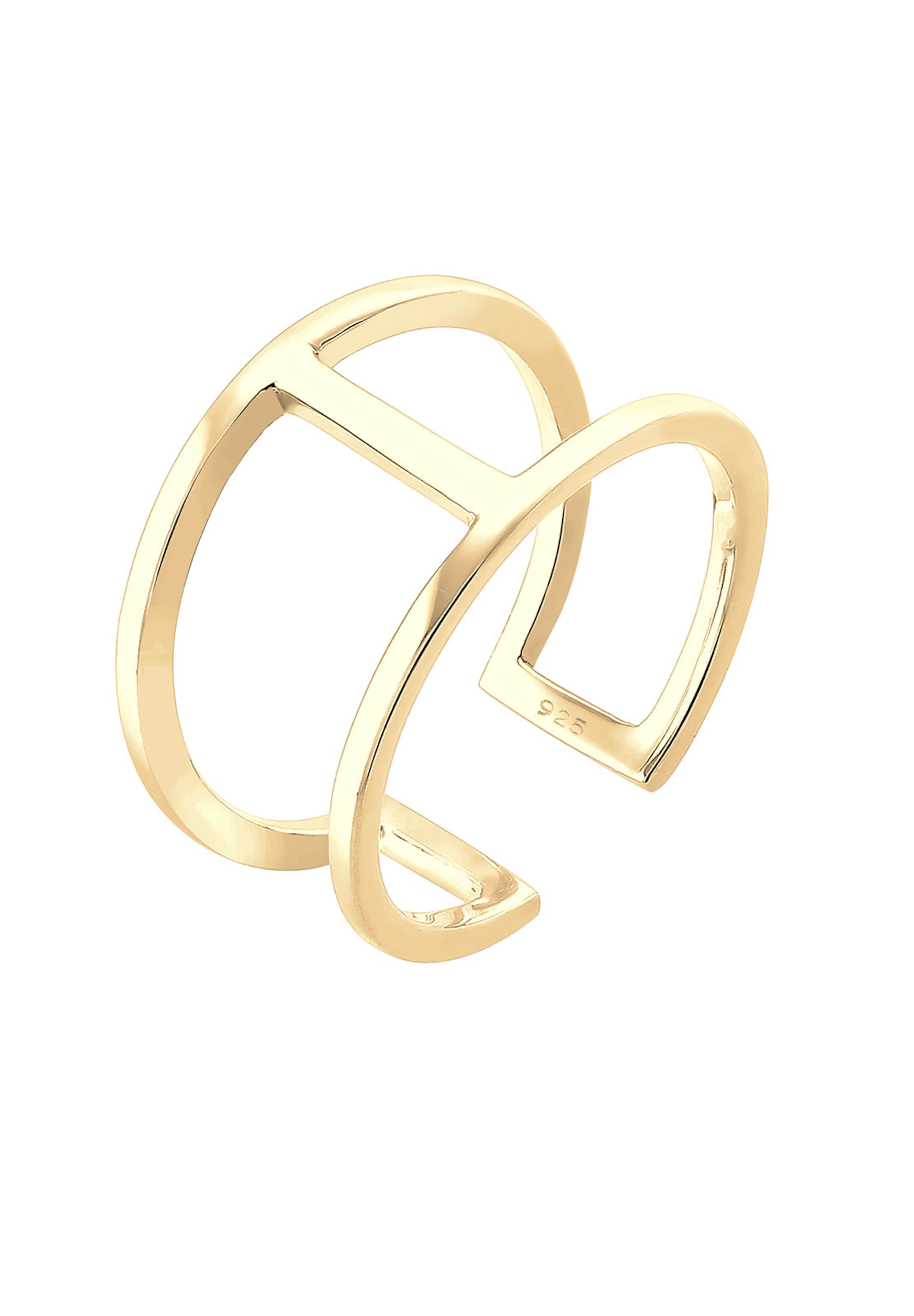ELLI Ring in Gold: front