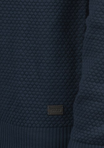 !Solid Sweater 'Karl' in Blue