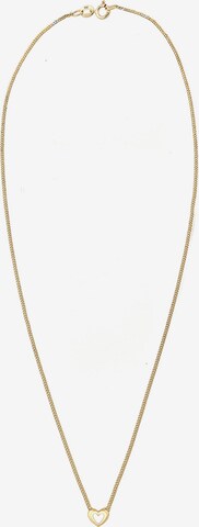 ELLI PREMIUM Ketting 'Herz' in Goud: voorkant