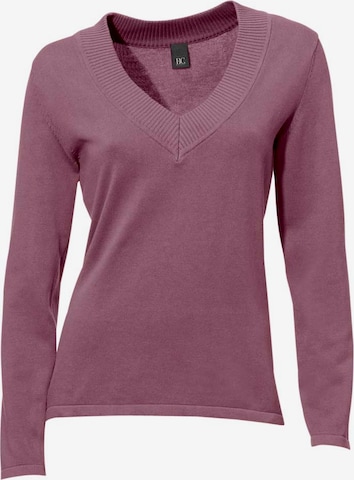 Pull-over heine en violet : devant