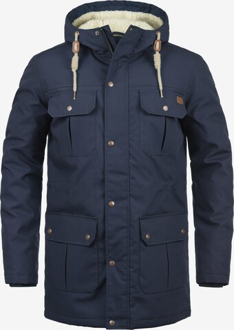 !Solid Winter Parka 'Chara Teddy' in Blue: front