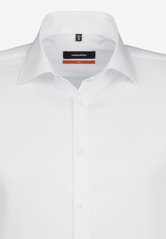 Coupe slim Chemise business SEIDENSTICKER en blanc