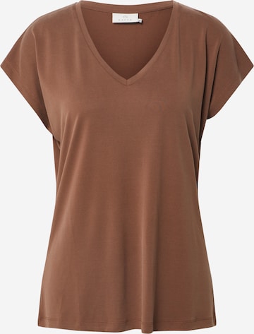 Kaffe Shirt 'Alise' in Brown: front