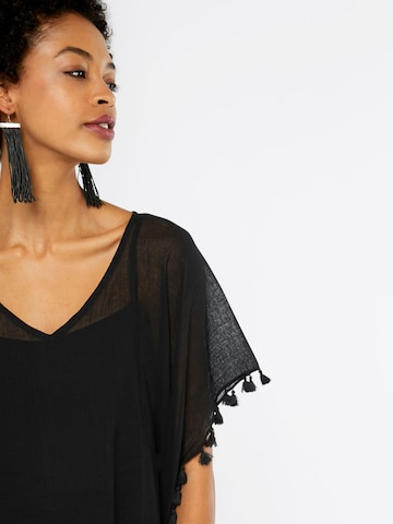 Seafolly Kaftan 'Amnesia' in Schwarz