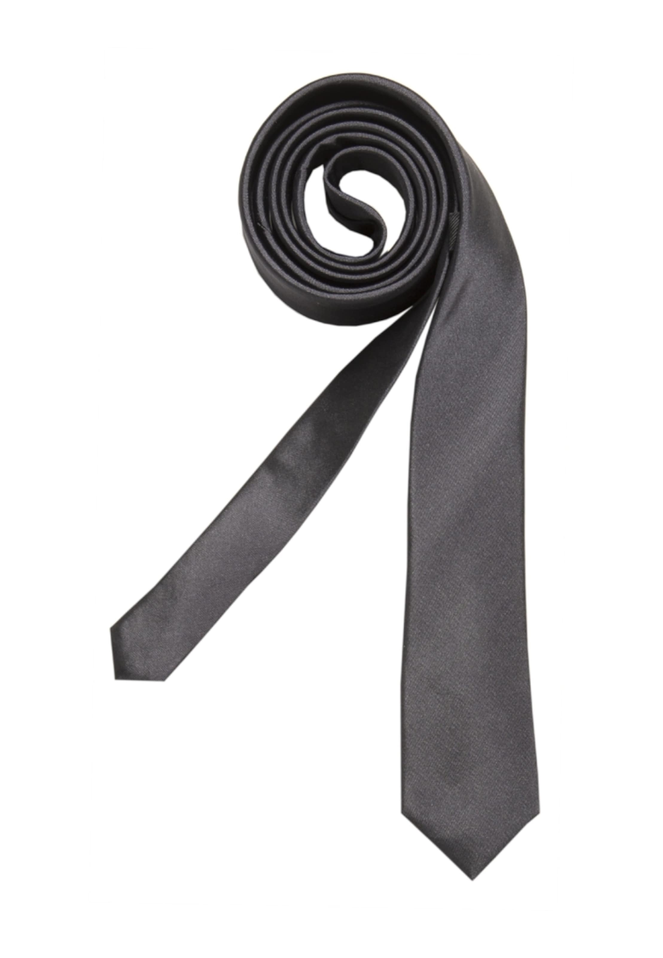 Cravate SEIDENSTICKER en gris : devant