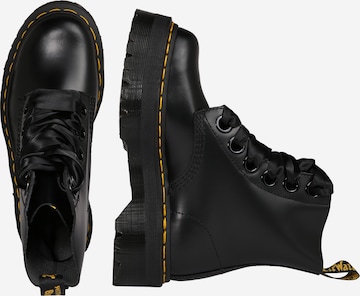 Bottines à lacets 'Molly' Dr. Martens en noir : sur le côté