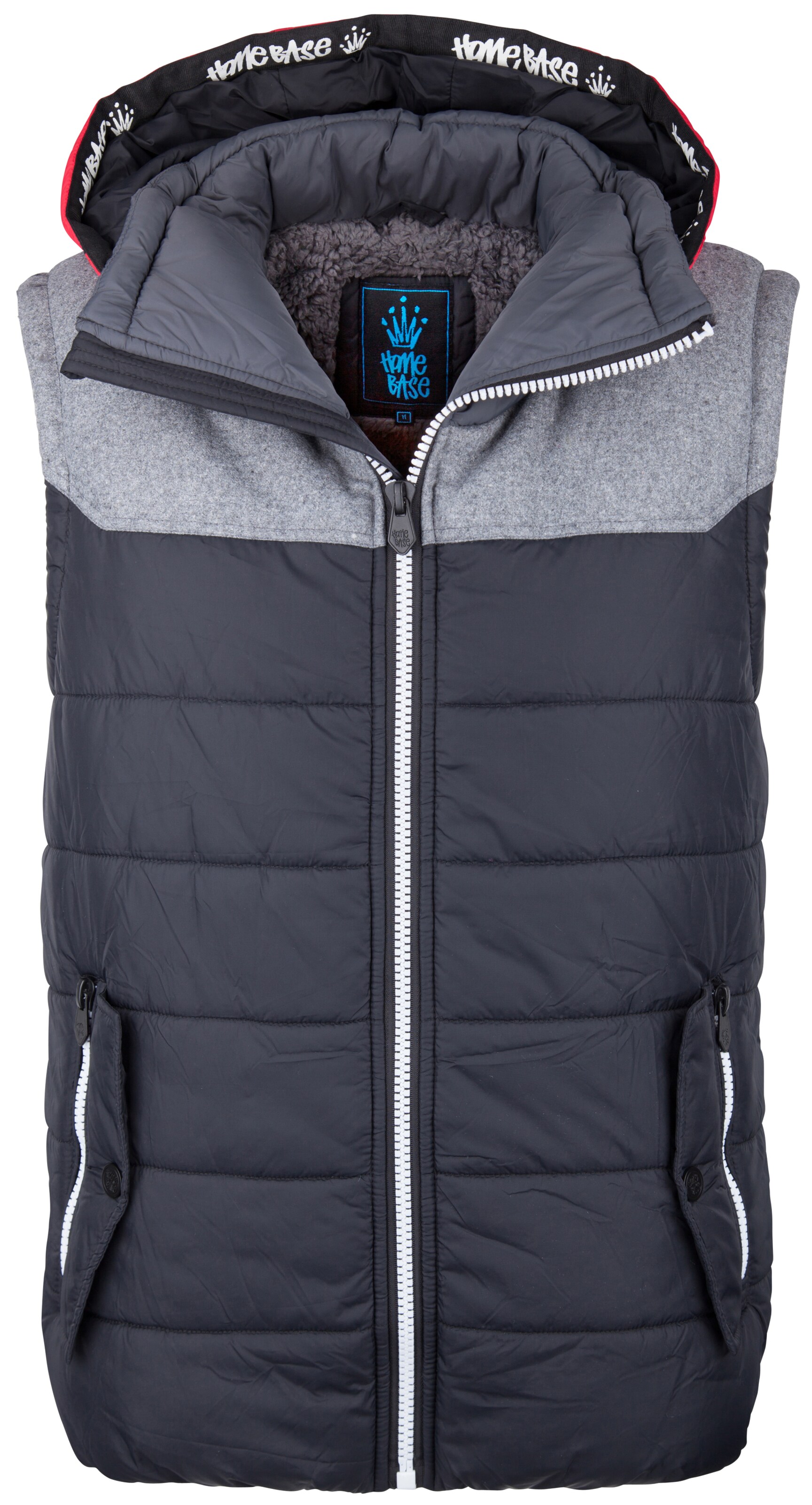 HOMEBASE - Bodywarmer in de kleur Grijs