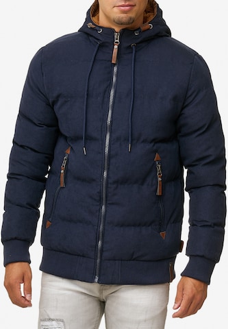 INDICODE JEANS Bomberjacke 'Adeline' in Blau