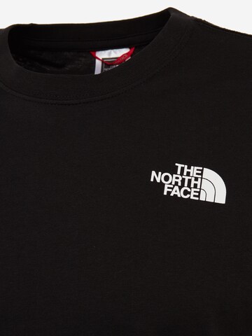 THE NORTH FACE Rovný strih Funkčné tričko 'Red Box' - Čierna