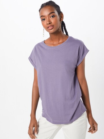 T-shirt Urban Classics en violet : devant