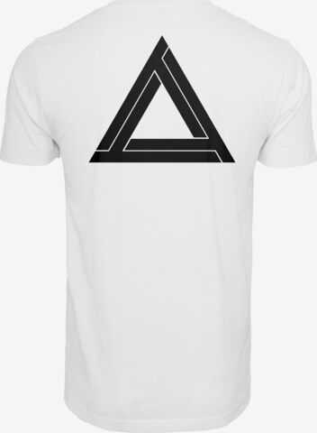 T-Shirt 'Triangle' Mister Tee en blanc