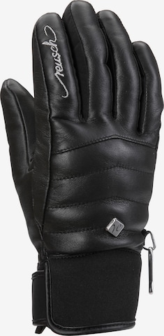 REUSCH Athletic Gloves 'Thais' in Black: front