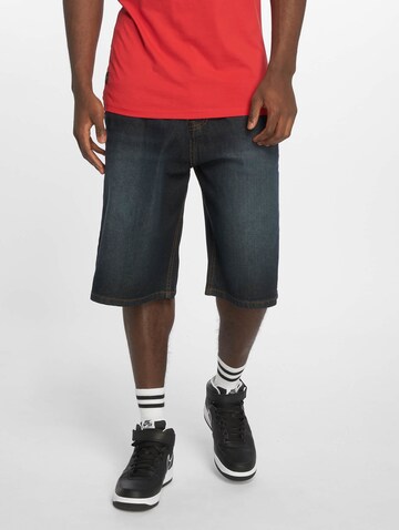 ROCAWEAR Loosefit Shorts 'FRI' in Blau: predná strana