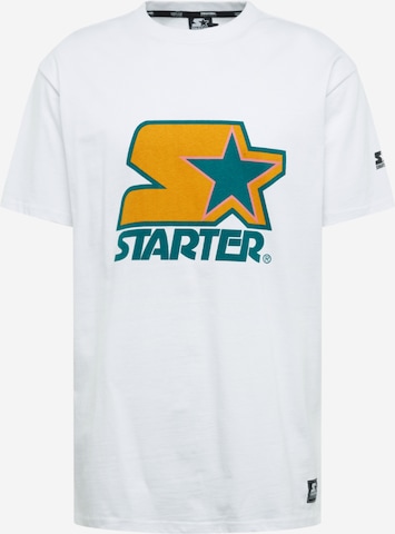 Starter Black Label Regular fit Shirt in Wit: voorkant