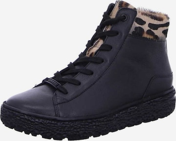 Hartjes High-Top Sneakers in Black: front