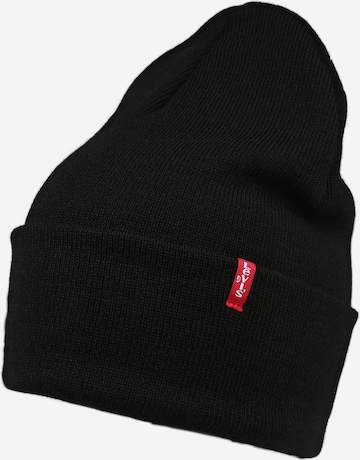 LEVI'S ® Beanie 'Slouchy' in Schwarz: predná strana