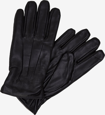 JACK & JONES Fingerhandschuhe 'Montana' in Schwarz: predná strana