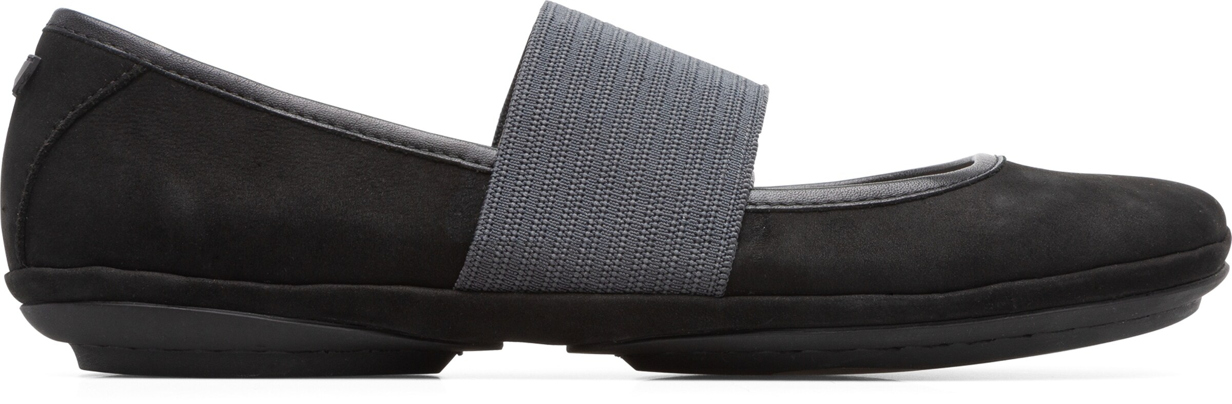 CAMPER Riemchenballerina in Schwarz