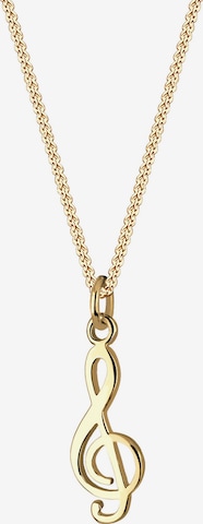 ELLI Necklace 'Notenschlüssel' in Gold: front