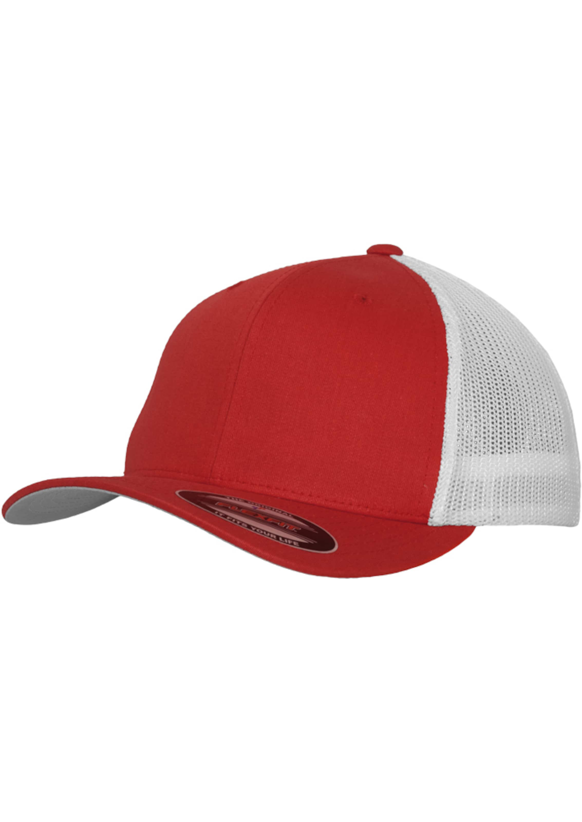 Flexfit Cap in Rot: Vorderseite