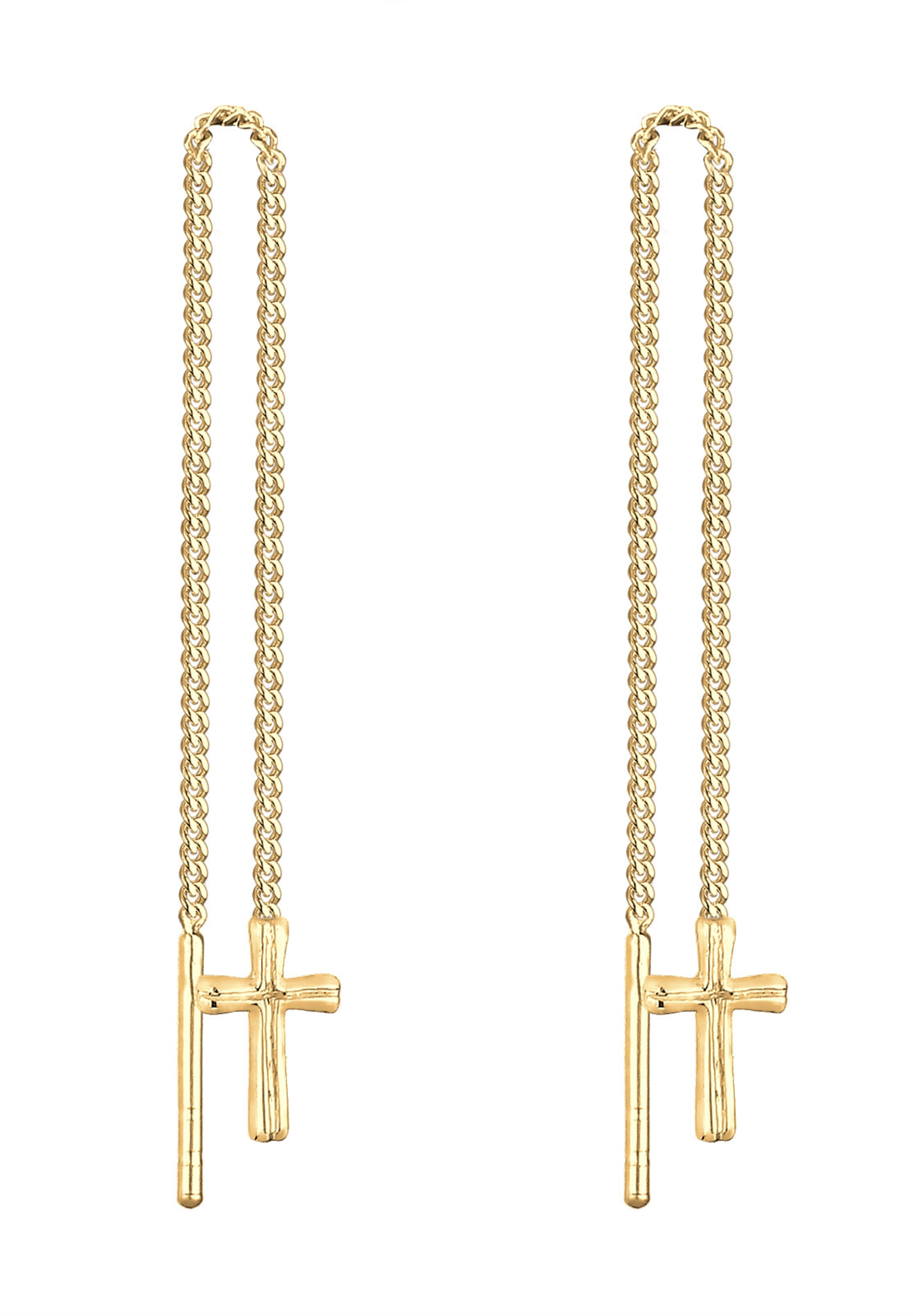Boucles d'oreilles 'Kreuz' ELLI en or