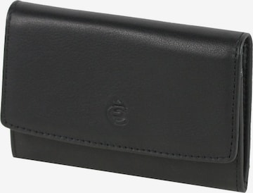 Esquire Wallet 'Logo' in Black: front