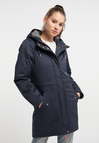 Parka d’hiver MYMO en bleu : devant